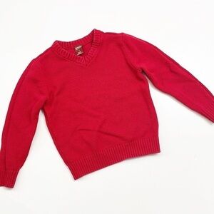 Arizona Jean Co boys red knit sweater